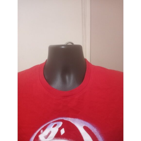 Billionaire Boys Club Shirt Mens Medium M Red Astronaut Helmet Graphic Tee BBC - Picture 3 of 9
